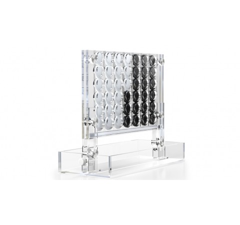 Luxury Acrylic Connect 4 Game Black & White