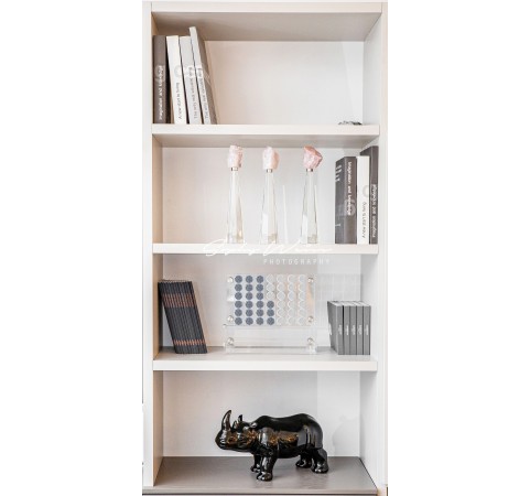 Luxury Acrylic Connect 4 Game Pearl Dark Grey  & Clear