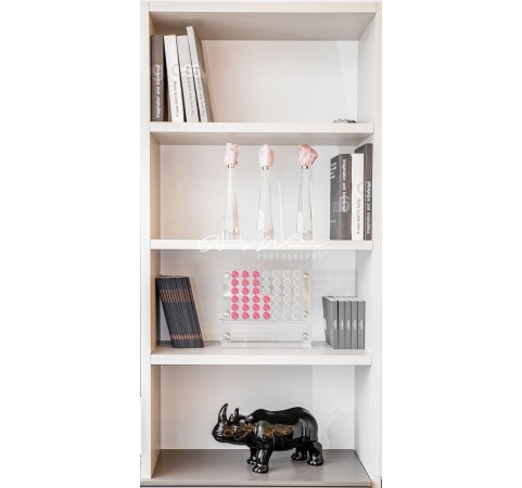 Luxury Acrylic Connect 4 Game Pearl Pink  & Clear