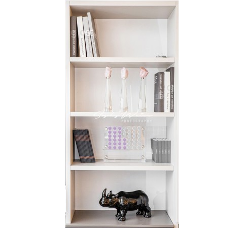 Luxury Acrylic Connect 4 Game Pearl Purple & Clear