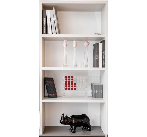 Luxury Acrylic Connect 4 Game Pearl Red & Clear 