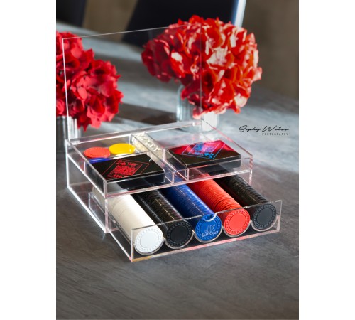Luxury Acrylic Poker Set