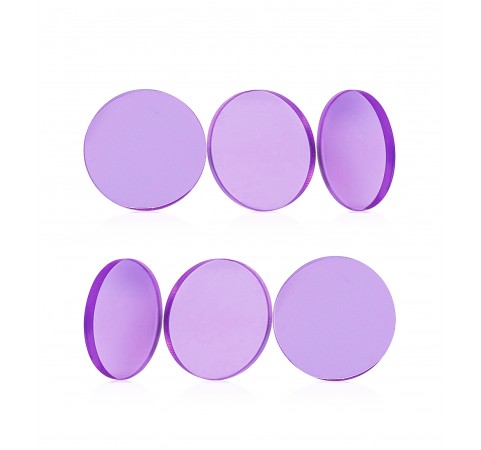 Luxury Acrylic Connect 4 Game Transparent Purple & Clear 